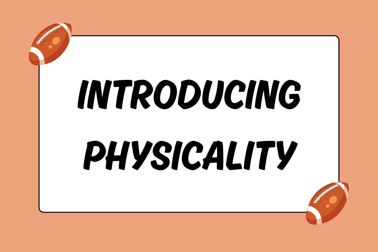 Football Drills For Introducing Physicality